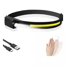 Lanterna Cabeça Led P/ Costureira Artesanato Máquina Costura Lanterna Preto Luz Branco