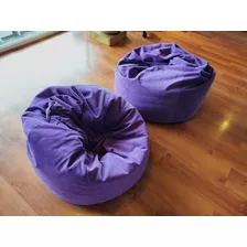 Puff / Pouf Pera Morado Grande (80cm)