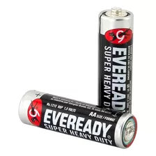 Pack X12 Paquetes De Pilas Carbon Eveready Aa X4 Febo