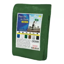 Lona Barraca De Feira Verde Ck 300 Micras Impermeável 5x5 M