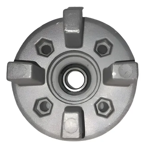 Porta Corona  Gilera Vc 200 Y Similares Completo Aluminio Gris