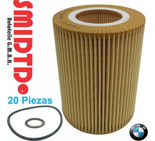 20 Filtros De Aceite Cartucho Bmw Z3 2.2l 2000-2002 Foto 5