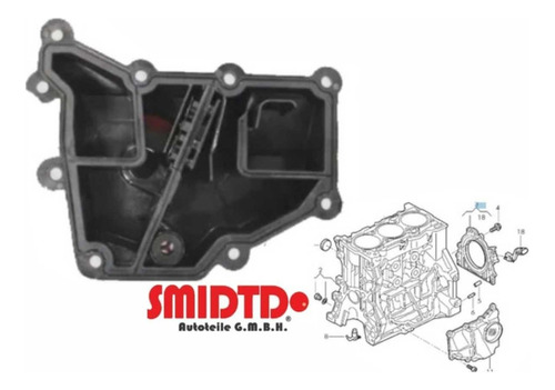 Tapa Separador Aceite Monoblock Vw Golf Jetta Mk7 A7 1.6l  Foto 5