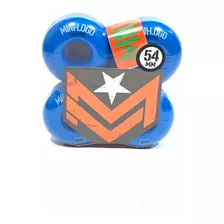 Roda Mini Logo 54mm 101a C Cut Azul Skate Street Lacrada