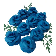 Flores De Papel Para Decoração-topo Bolo 10 Flores+4 Galhos