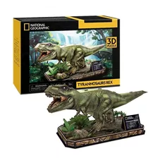 Puzle 3d 52 Piezas Dino Tyranosaurio Rex - Cubicfun