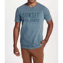 Camiseta Masculina Azul - Vila Romana