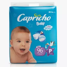 Fraldas Infantil Descartáveis Capricho Baby P Com 96 Unid.