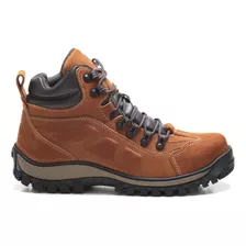 Bota Coturno Adventure Masculino Couro Palmilha Gel 37 Ao 46