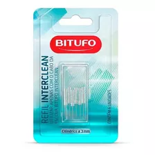 Refil Interdental Bitufo Interclean Cilíndrico 3mm 6 Un.