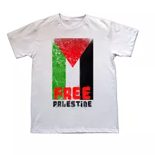 Camiseta Free Palestine 100% Algodão Palestina Livre
