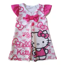 Vestido Batita Niña Casual Kitty Kuromi Amigos Moda