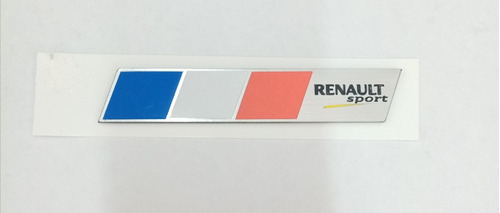 Foto de Emblema Renault Sport De Lujo Autoadhesivo. 