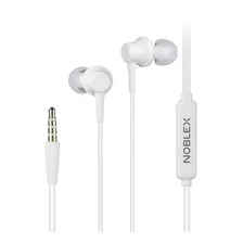 Auriculares In Ear 3.5mm Noblex Hp05wp Con Cable Micrófono 