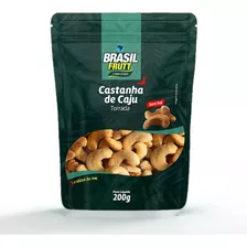 Castanha De Caju Inteira Torrada Sem Sal Brasil Frutt 200g