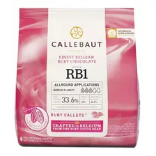 Chocolate Ruby Callets Callebaut Gotas 400g