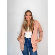 Campera Mujer De Frisa Con Piel En El Interior Buzo Moda 