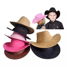 Chapéu Infantil Criança Cowboy Country Peão Festa Junina