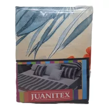 Juego De Sábanas 2 1/2 Plazas Poliéster Marca Juanitex