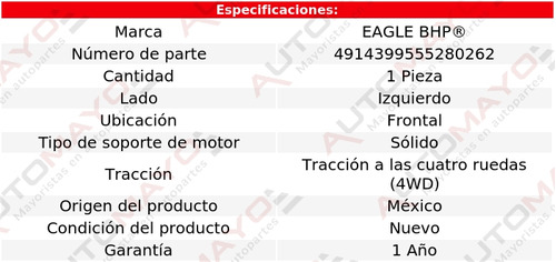 Soporte Tacn De Motor Del Izq Isuzu Amigo 4 Cil 2.3l 89-93 Foto 2