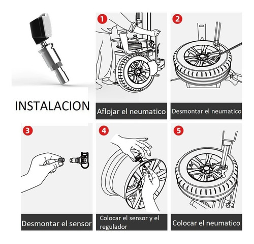 Medidor Presion Neumaticos Solar Vw Parati 1.8 2007 Foto 10