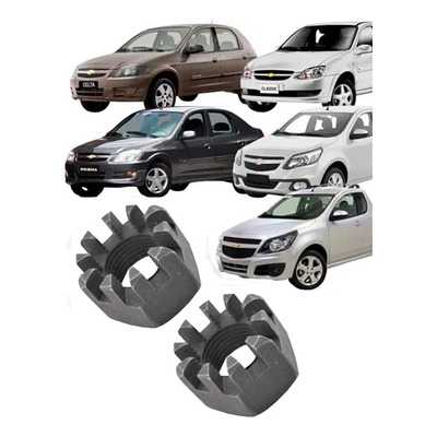 Par Porca Ponta Eixo Traseiro Corsa, Sedan, Classic, Pick Up