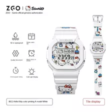 Reloj Electrónico Deportivo Hello Kitty Ladie Square Watch