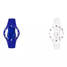 Kit 2 Pulseiras Champion Watch Troca Pulseira Azul E Branca