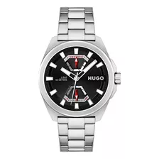 Hugo #expose Reloj Multifunción De Acero Inoxidable Y Pulser