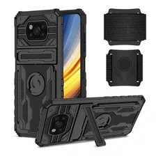 Funda Pulsera Armor Compatible Con Celular Xiaomi + Mica