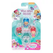 Shimmer & Shine - Conjunto De 3 Mini Teenie Genies Com Anel