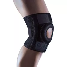 Joelheira Articulada Reforçada Neoprene Preta Ajustável