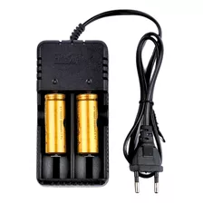 Kit 2 Baterias 18490 18500 3,7v 1200mah Li-ion + Carregador