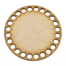 Base De Madera Para Trapillo Circular De 10 Cm