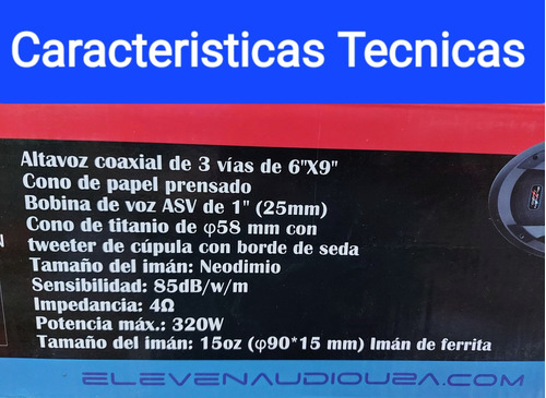 Par Bocinas 6x9 Traseras Acura Vigor Ao 1992 1993 1994  Foto 2