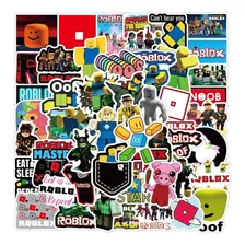 Roblox 50 Calcomanias Stickers Pvc Contra Agua Videojuego