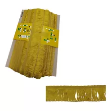 Fleco De Seda Dorado Para Jura De Bandera 5 Cm X 30 Metros