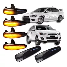 Kit Pisca Seta Sequencial Led Para-lama Lancer Asx Outlander