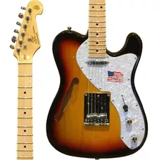 Guitarra Telecaster Vintage Sx Hollow Body Ash 3ts Maple