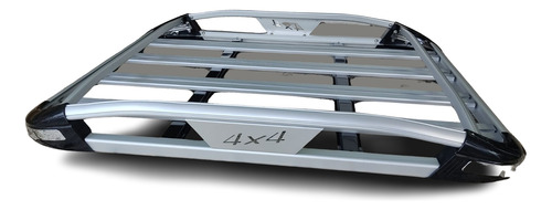 Kit Barras Aluminio + Canasta 4x4 Hyundai Santa Fe + Red 1x1 Foto 10