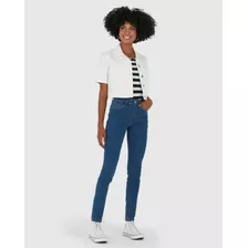 Calça Jeans Malwee Feminina Skinny Cintura Media