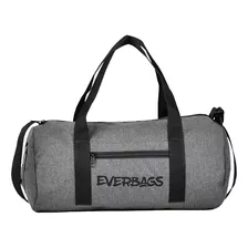 Everbags Malinha Streetbag Treino Academia Fitness Multiuso Funcional Estilosa Resistente Cinza Mecla