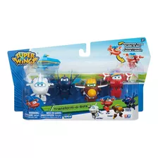 Figuras De Juguete Super Wings Transform-a-bots, Paquete De