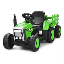 Costzon Tractor De Paseo Con Remolque, Vehículo Eléctrico 