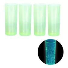 Vaso Trago Largo X 150 Cristal Colores Descartable Cotillón Color Cristal Fluo Verde