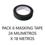 Primera imagen para búsqueda de masking tape negro