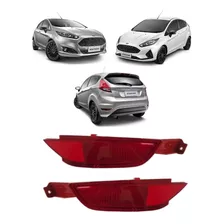 Par Refletor Para-choque New Fiesta Hatch 12 13 14 15 16 17