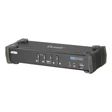 Aten Conmutador Dvi Kvmp Usb 2.0 De 4 Puertos Cs1764a 