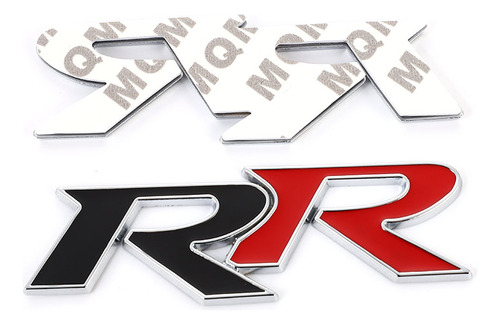 3d Metal Rr Logo Emblema Trunk Badge Para Honda Civic Accord Foto 6