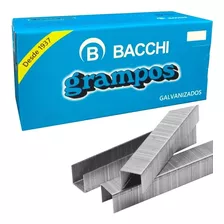 Grampo P/ Grampeador 23/24 Galvanizado 1 Mil Unid. - Bacchi